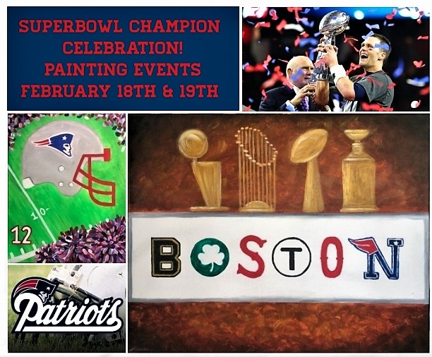 Superbowl Champions Painting Events